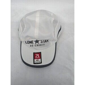 Lone Star Ag Credit Hat~ Snapback ~ White Mesh  ~